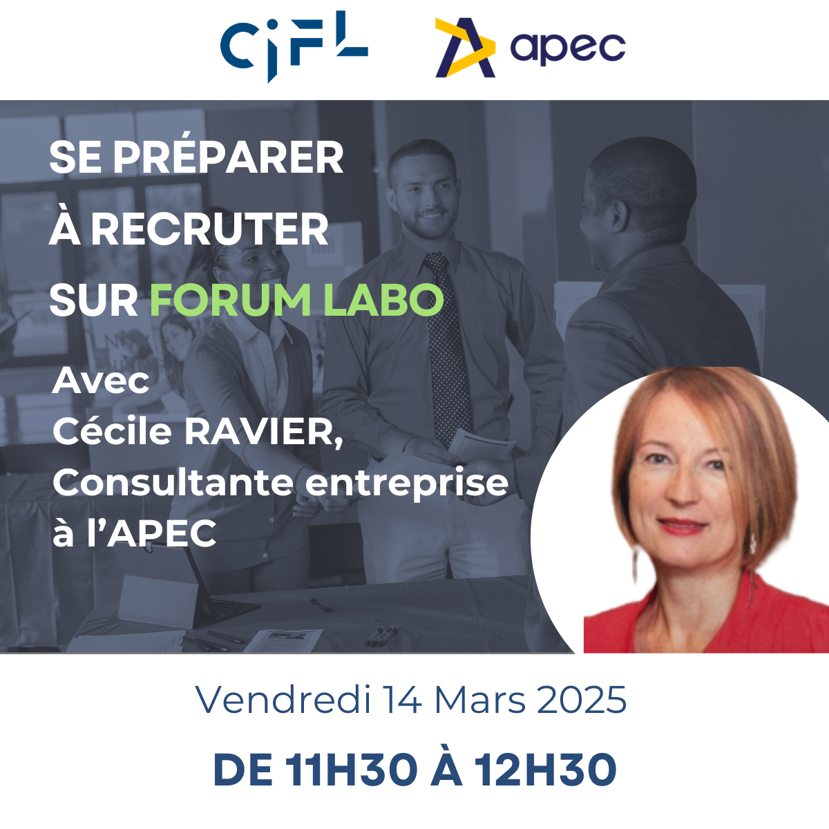 Webinaire APEC Se préparer à recruter sur FORUM LABO