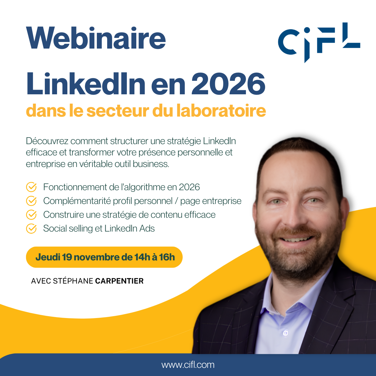 Webinaire "LinkedIn en 2026 dans le secteur du laboratoire"