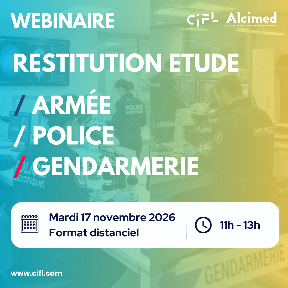 Restitution de l'étude Armée / Police / Gendarmerie
