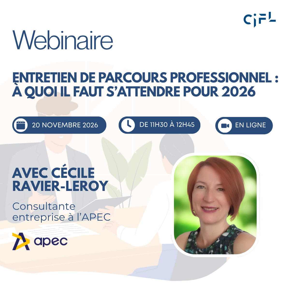Webinaire APEC - Entretien de parcours professionnel : &agrave; quoi il faut s&rsquo;attendre pour 2026