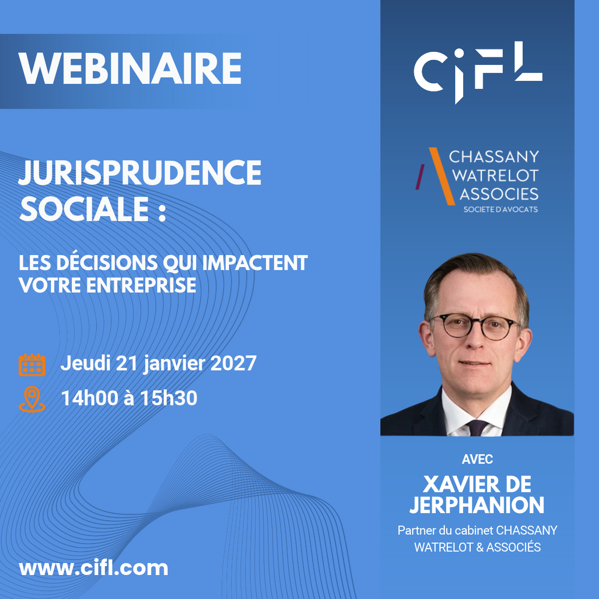 Webinaire "Jurisprudence sociale : les d&eacute;cisions qui impactent votre entreprise" - Cabinet CWA